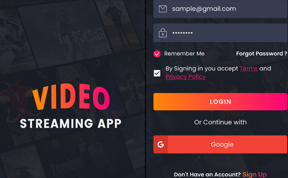 Video Streaming Android App (TV Shows, Movies, Sports, Videos Streaming, Live TV)