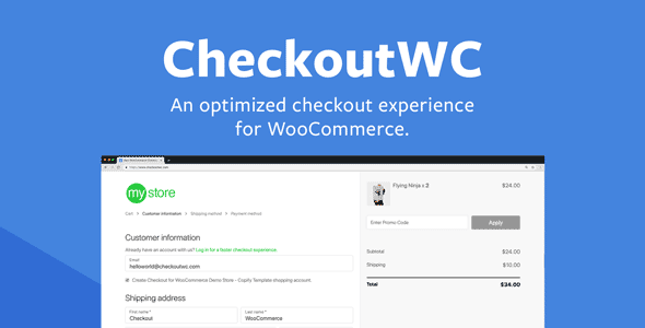CheckoutWC - Beautiful, Conversion Optimized Checkout Templates For WC v9.1.4