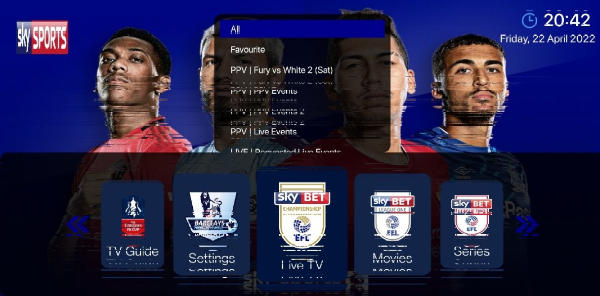 STB [HC] - Sky sports STB hardcoded