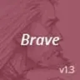 BRAVE - A dark, clean, fully responsive WP theme 1.3