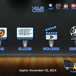 XCIPTV modified with great design (apk + panel)