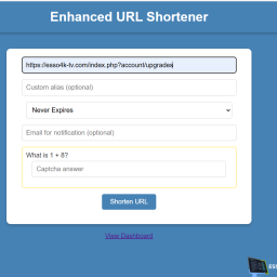 URL   SHORTENER  Html